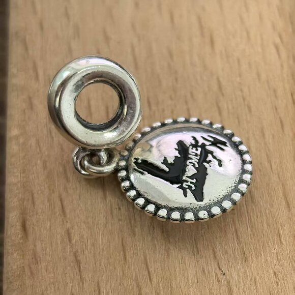 Pandora Themed Travel Charm Pendant, S925 Silver Bracelets - Picture 3 of 4